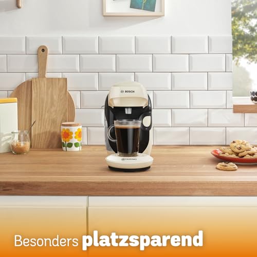 Tassimo Style TAS1107 – Kapselmaschine, über 70 Getränke, INTELLIBREW™, 1400W, Creme