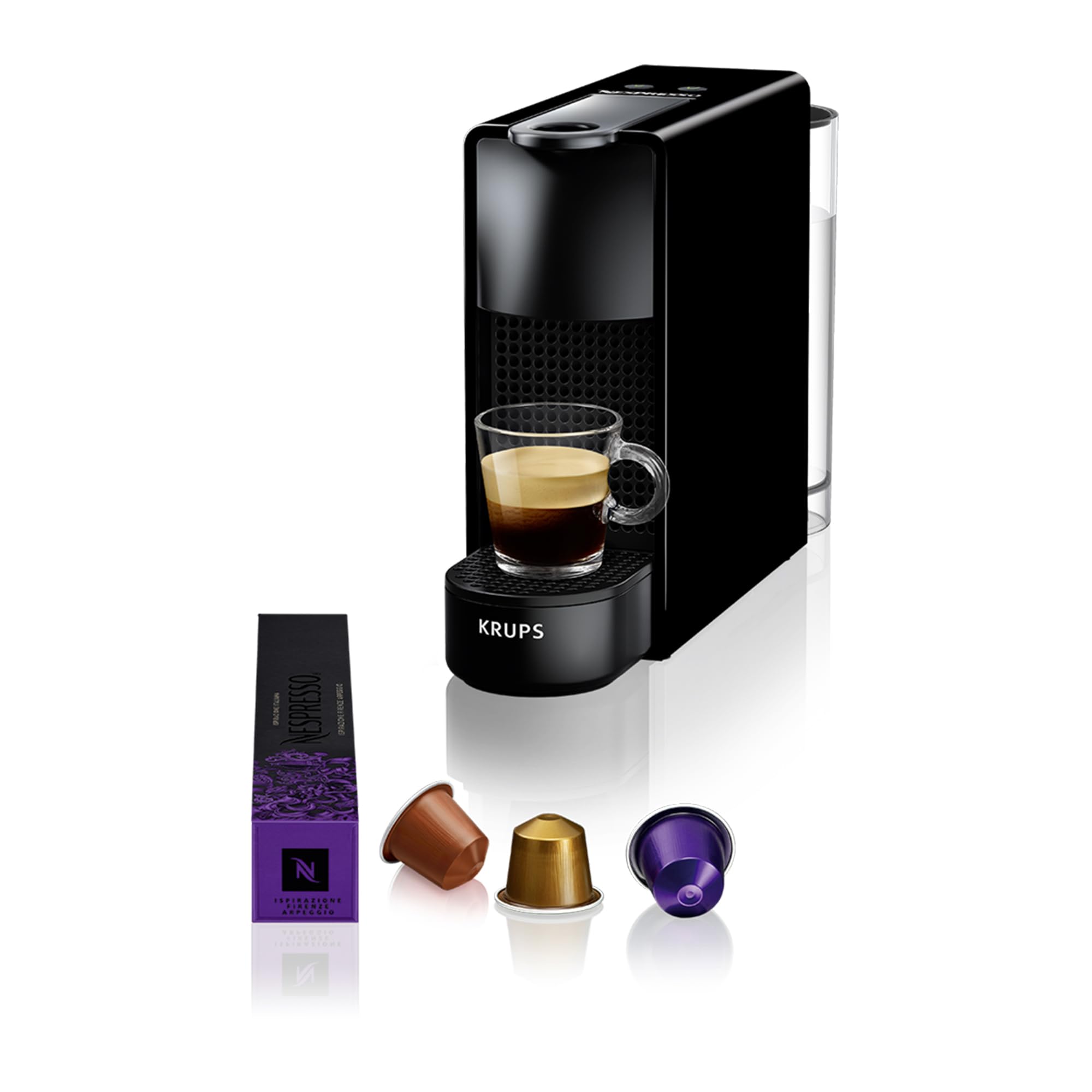 Essenza Mini XN1108 – Kapselmaschine, 19 Bar, Energieklasse A, Schwarz