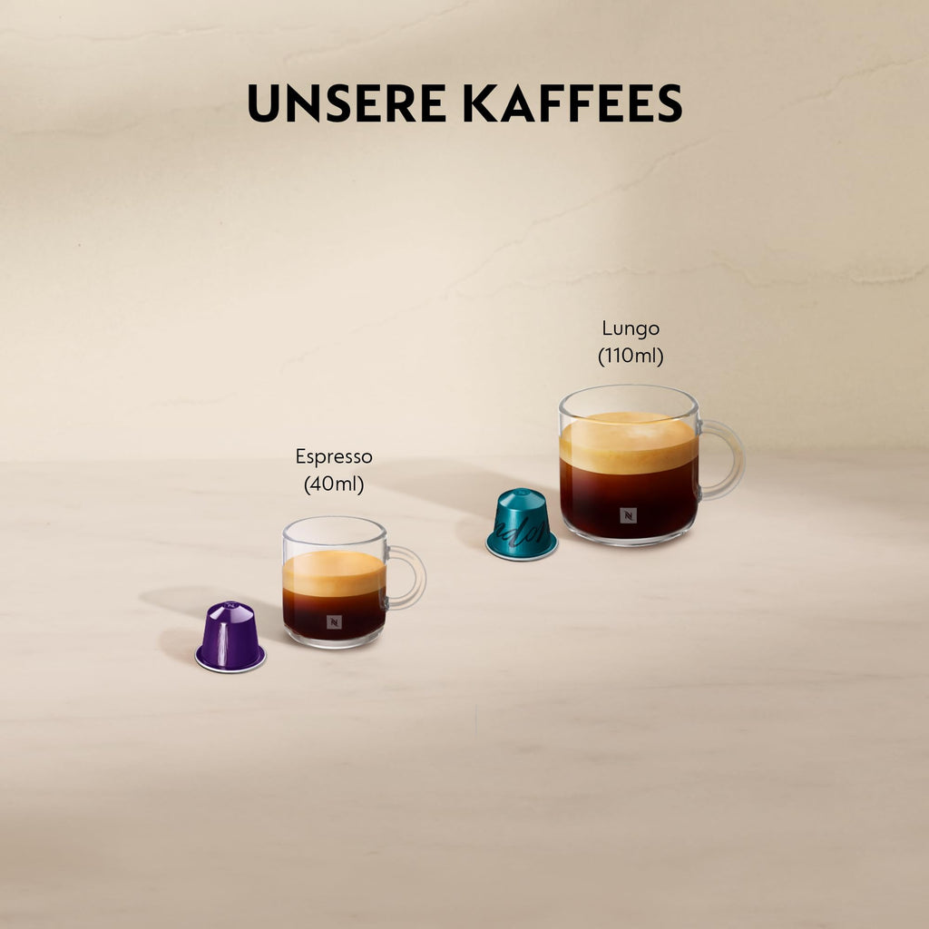 Essenza Mini XN110B – Kapselmaschine, 19 Bar, Ultrakompakt, Grau