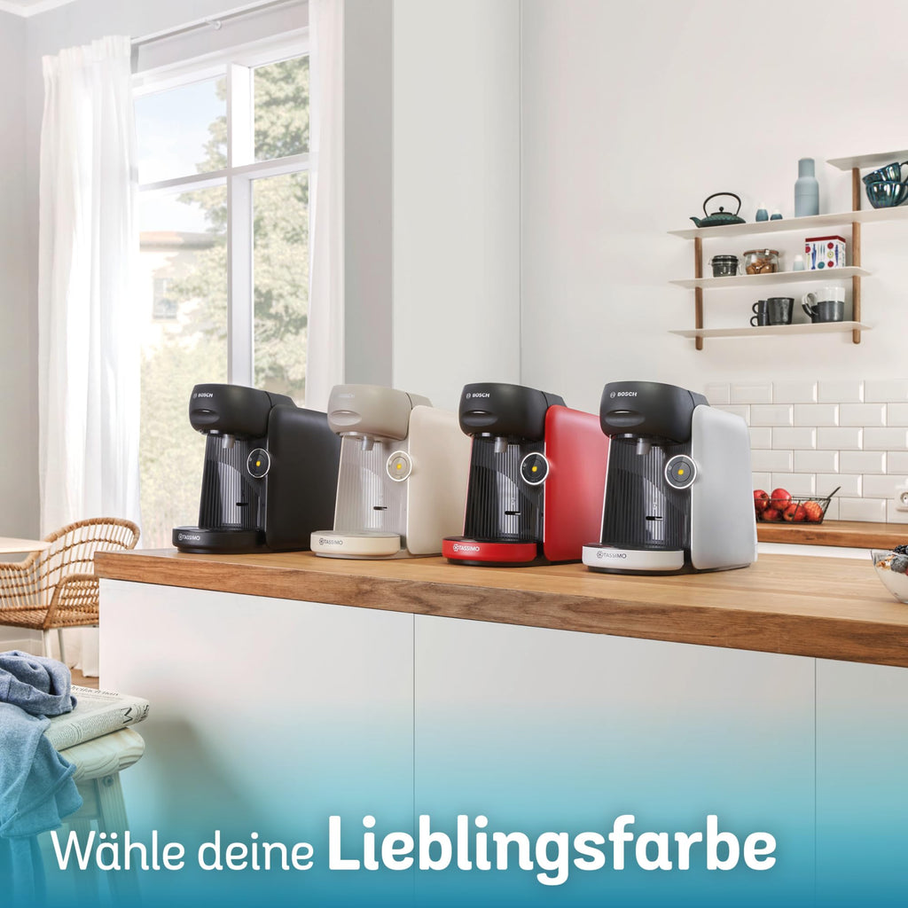 Tassimo Finesse TAS167P – Kapselmaschine mit IntensityBoost, über 70 Getränke, 1400W, Creme