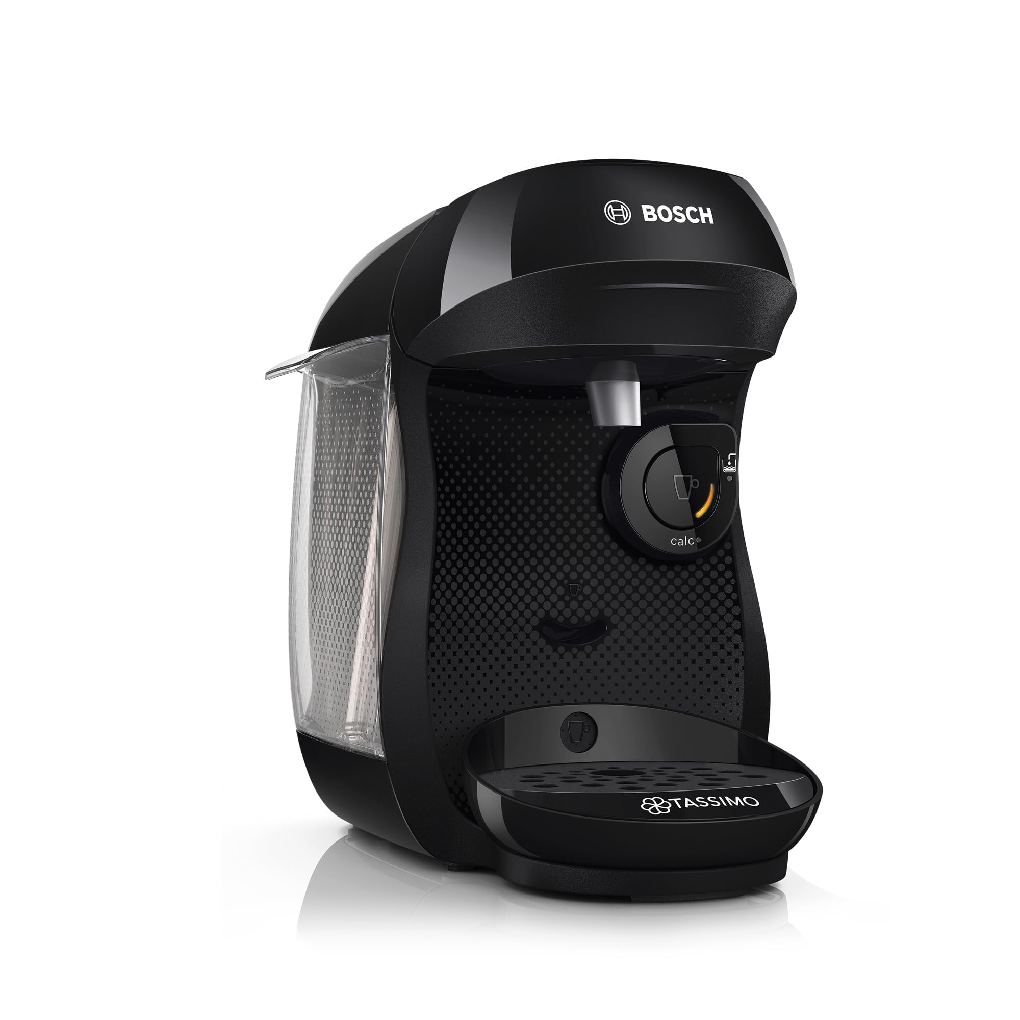 Tassimo Happy TAS1002 – Kapselmaschine, über 70 Getränke, INTELLIBREW™, 1400W, Schwarz