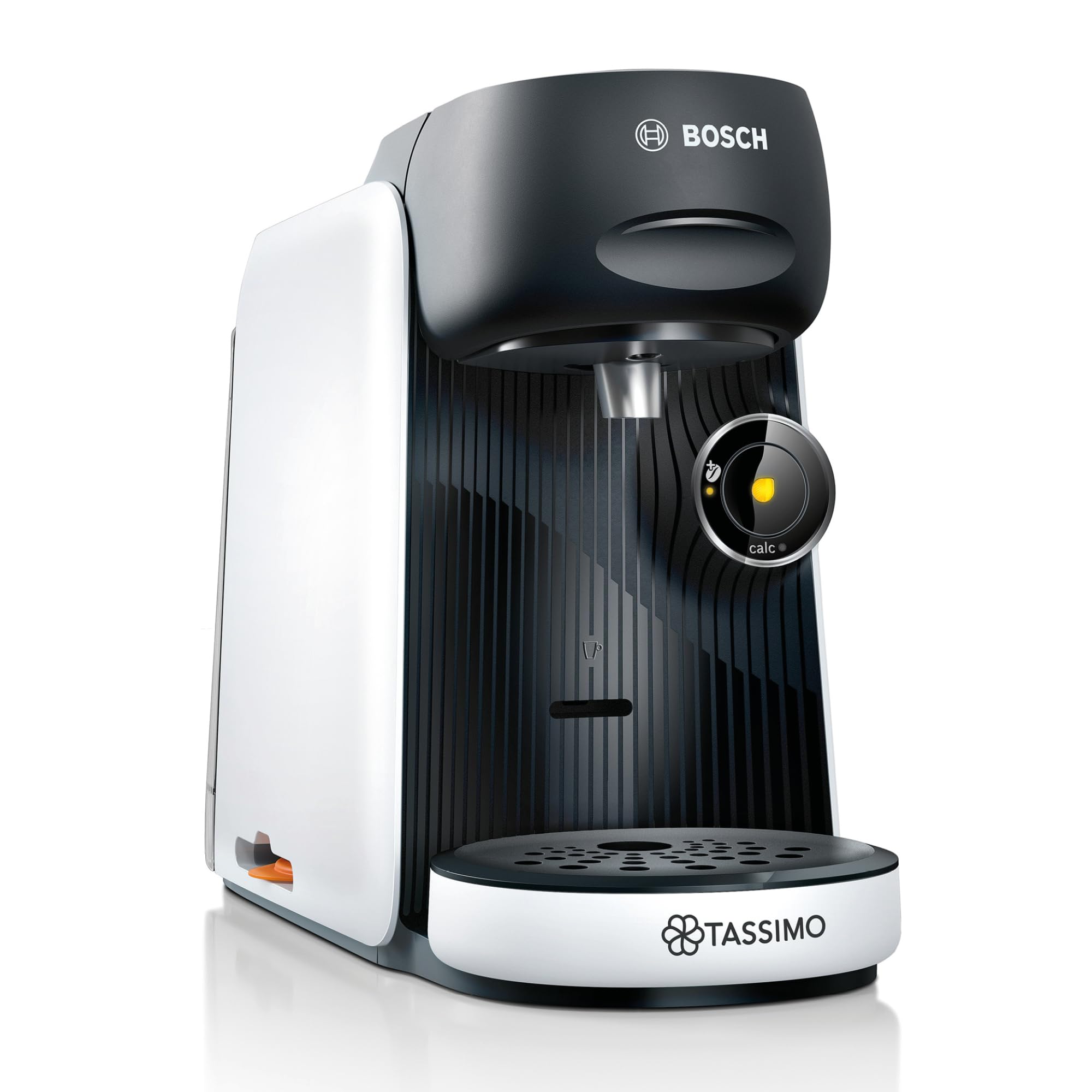 Tassimo Finesse TAS1104 – Kapselmaschine, IntensityBoost, über 70 Getränke, 1400W, Weiss/Schwarz