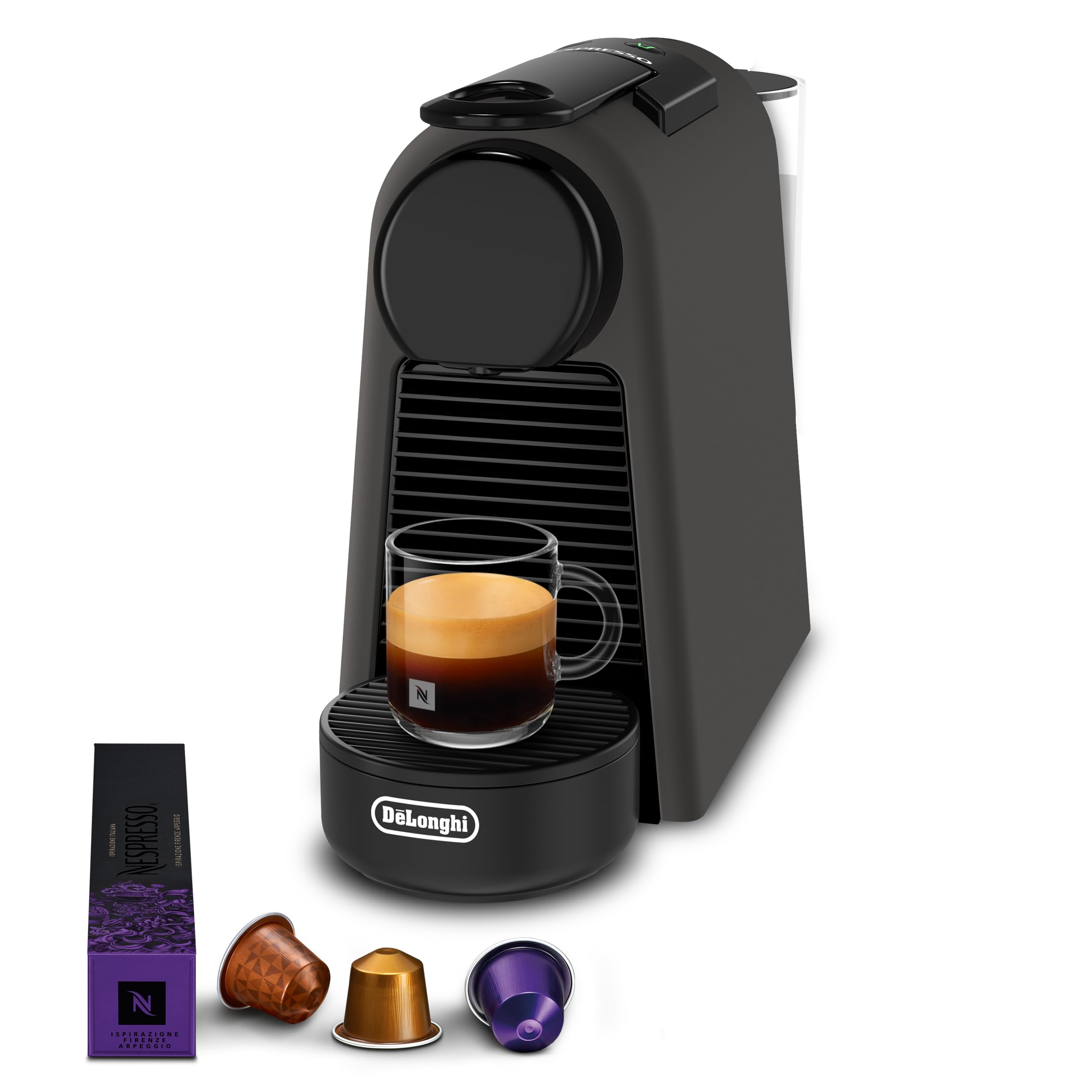 Essenza Mini EN85.BKMT – Kapselmaschine, 19 Bar, Mattschwarz